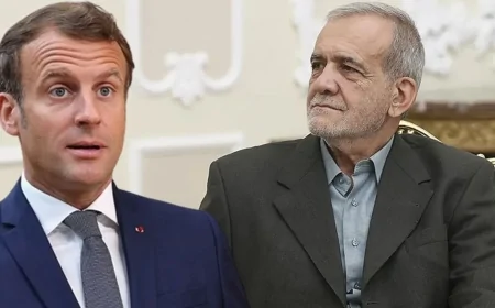 Macron ile İran Cumhurbaşkanı Pezeşkiyan Arasında Kritik Görüşme